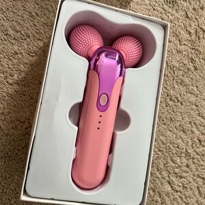 face massager and brush